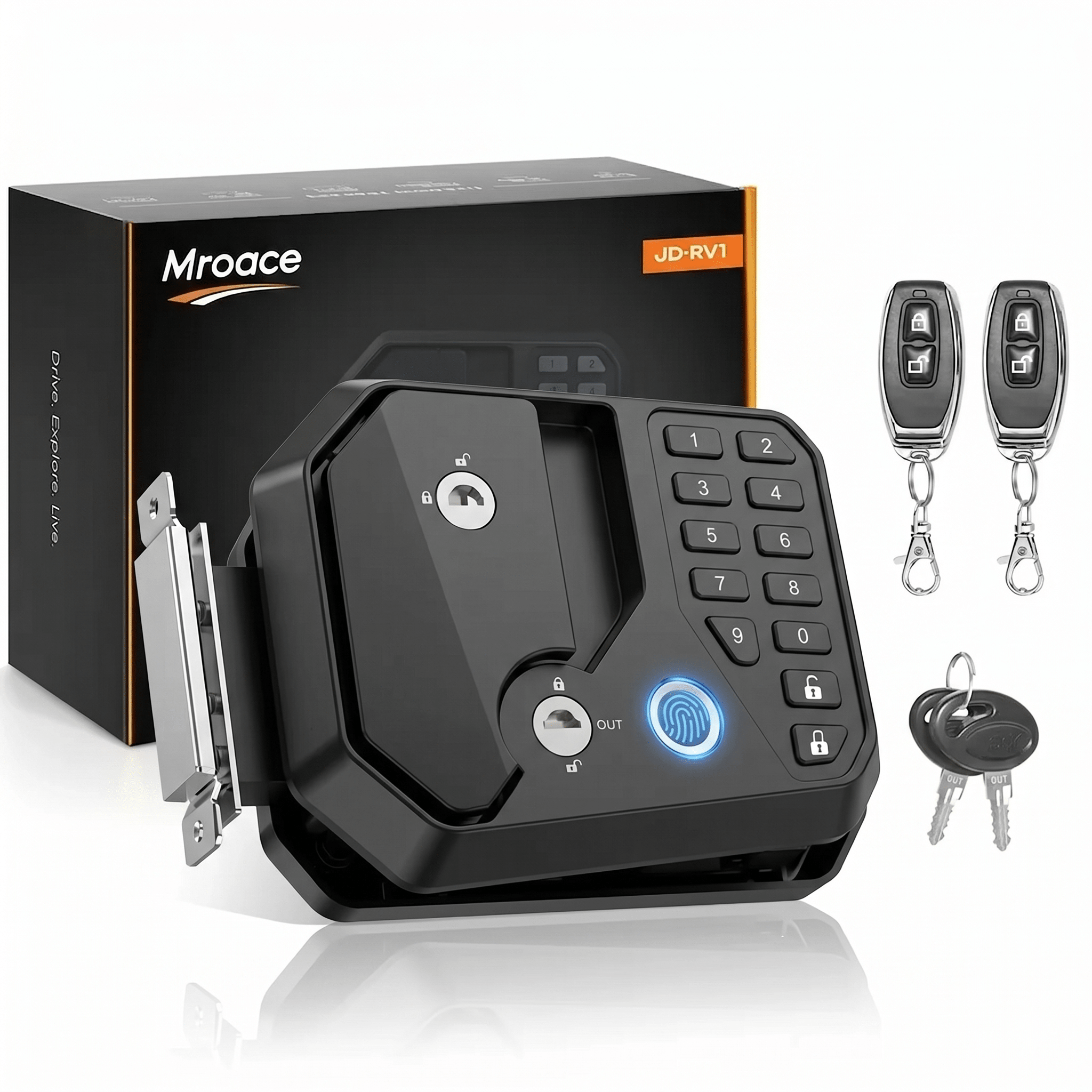 Mroace Remote Control RV Door Lock(Fits Most Models)