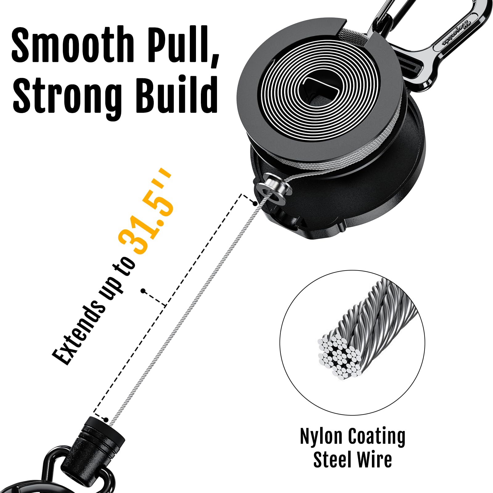 Mroace Retractable Badge Holder
