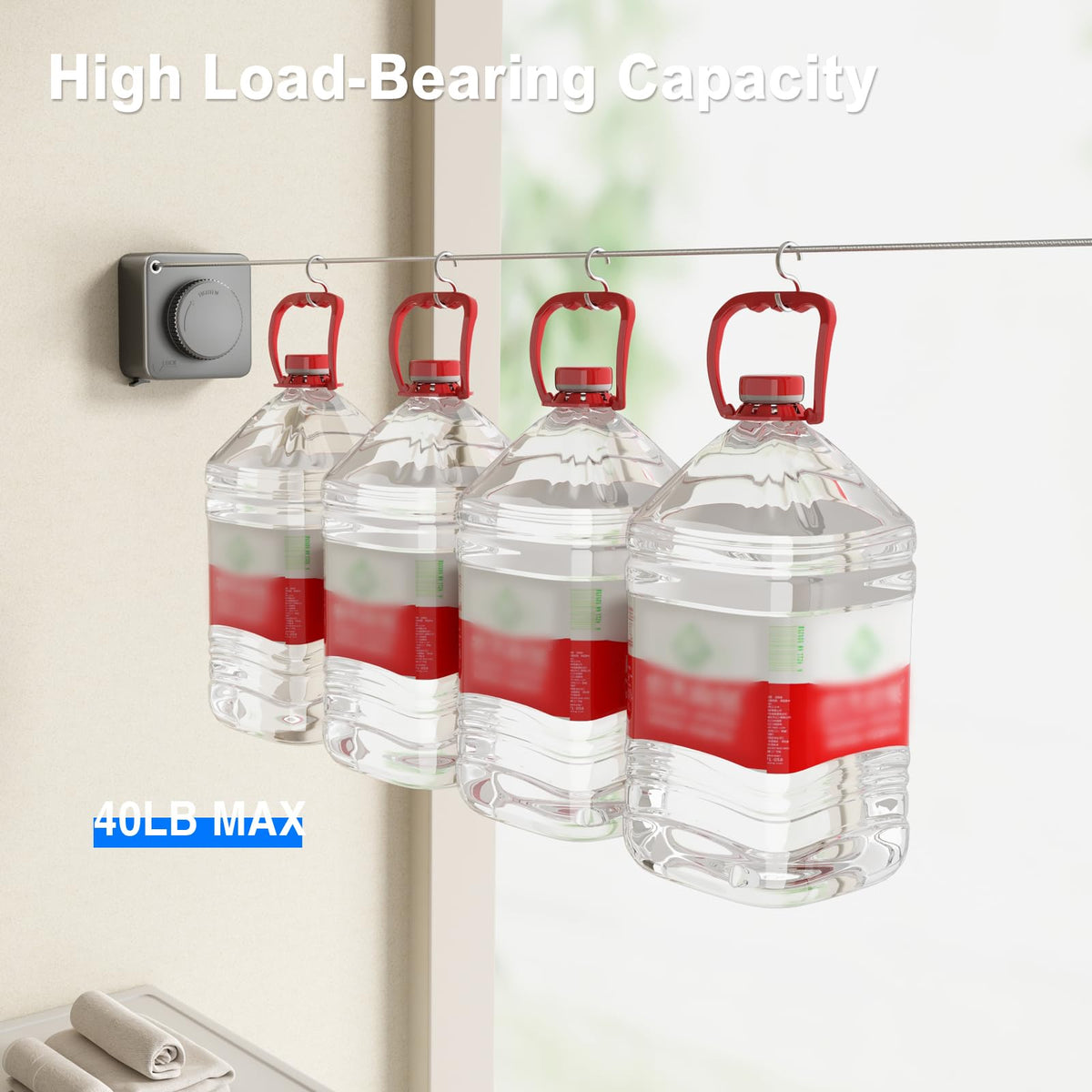 Mroace Retractable Clothesline Indoor
