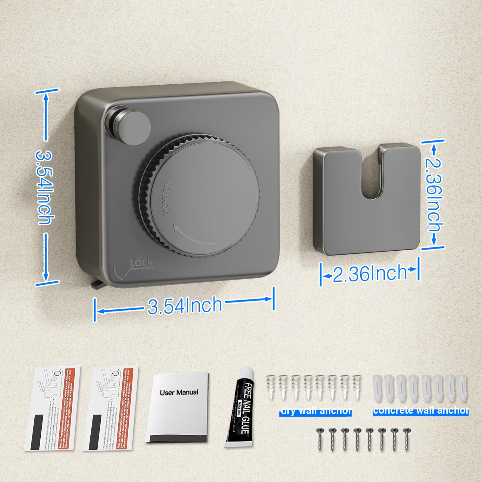 Mroace Retractable Clothesline Indoor