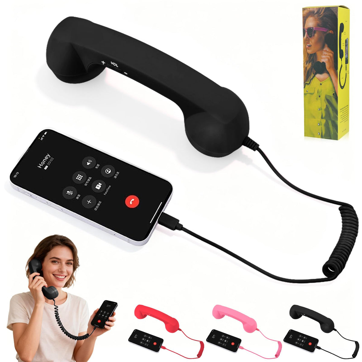 Mroace Retro Type-C Phone Handset