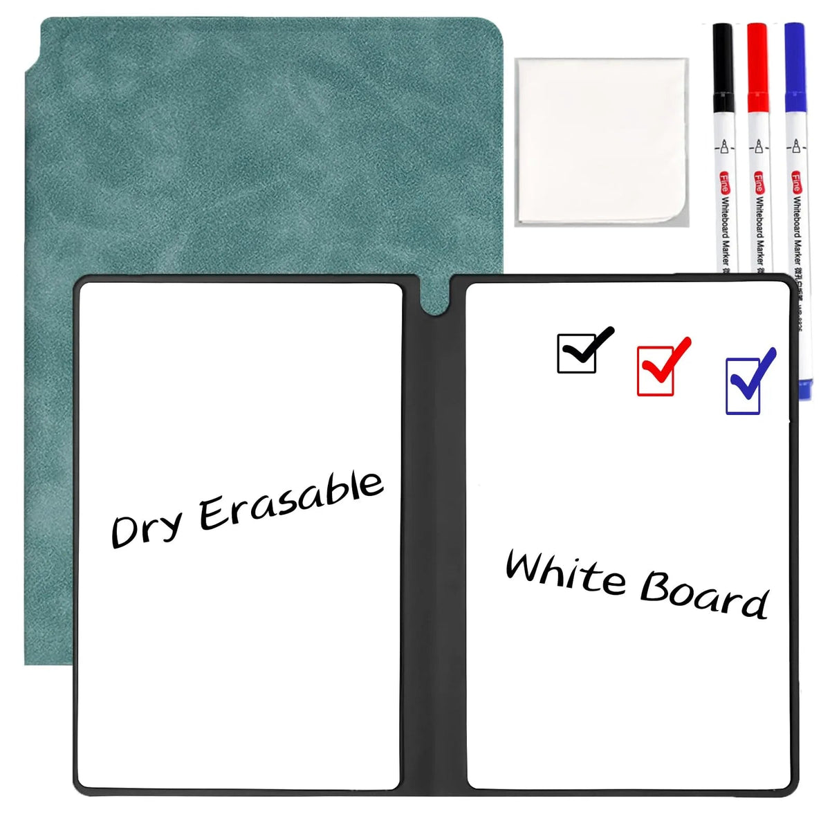 Mroace Reusable Dry Erase Whiteboard Notebook