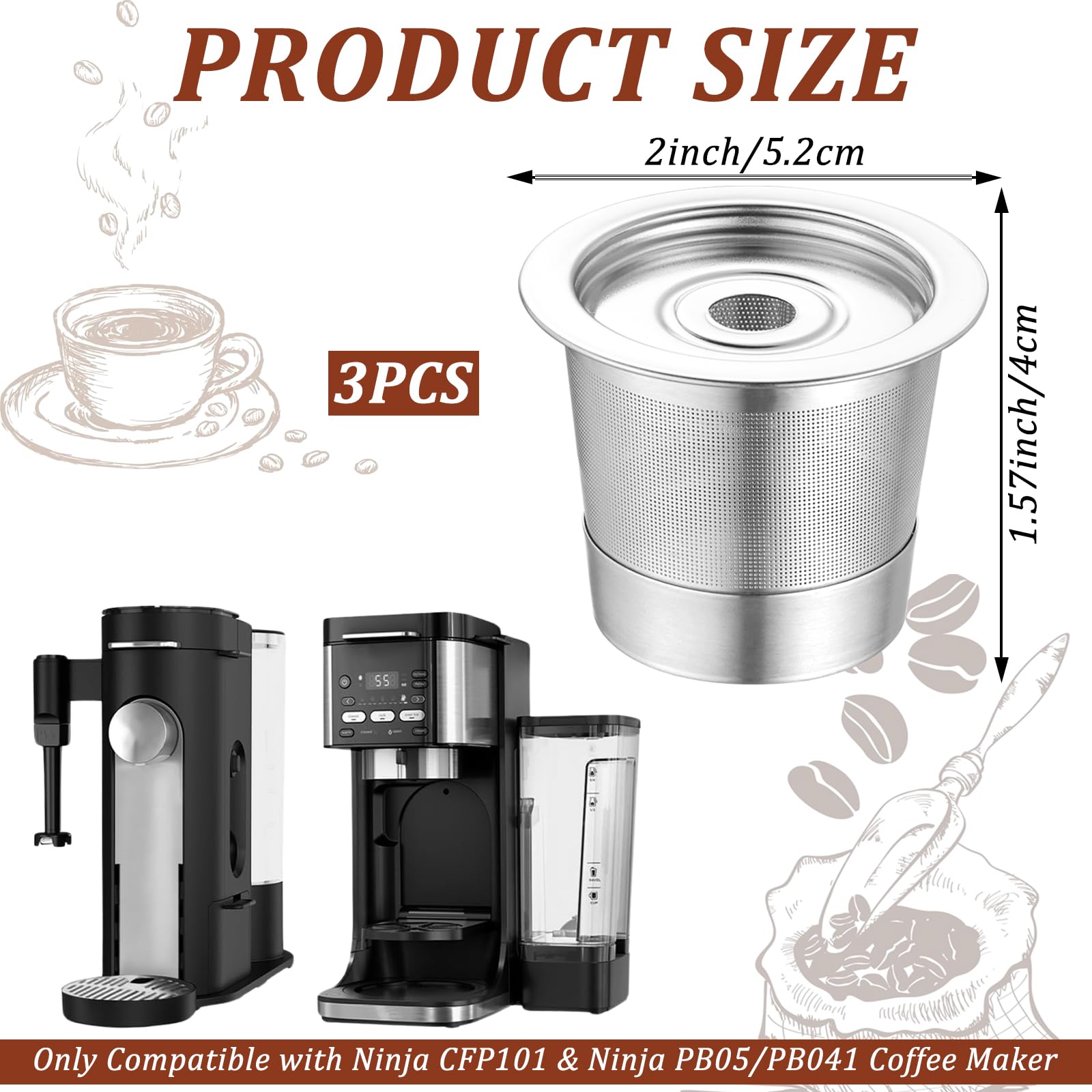 Mroace Reusable K Cups and Coffee Pods