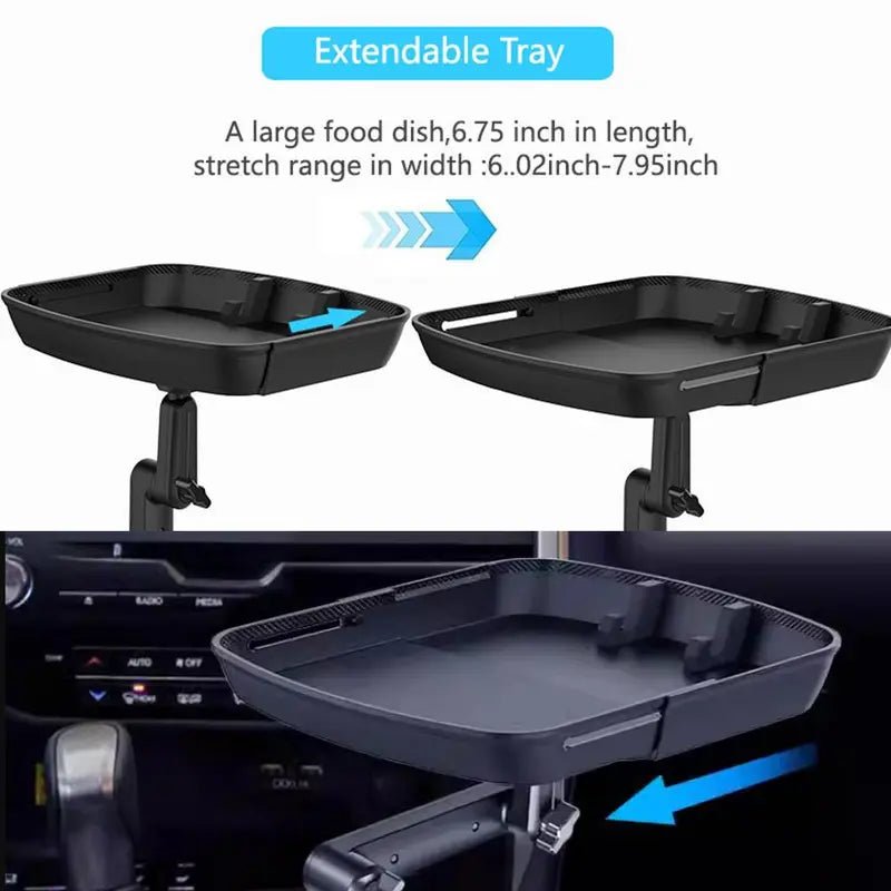 Mroace Rotatable Multifunctional Car Cup Holder Tray
