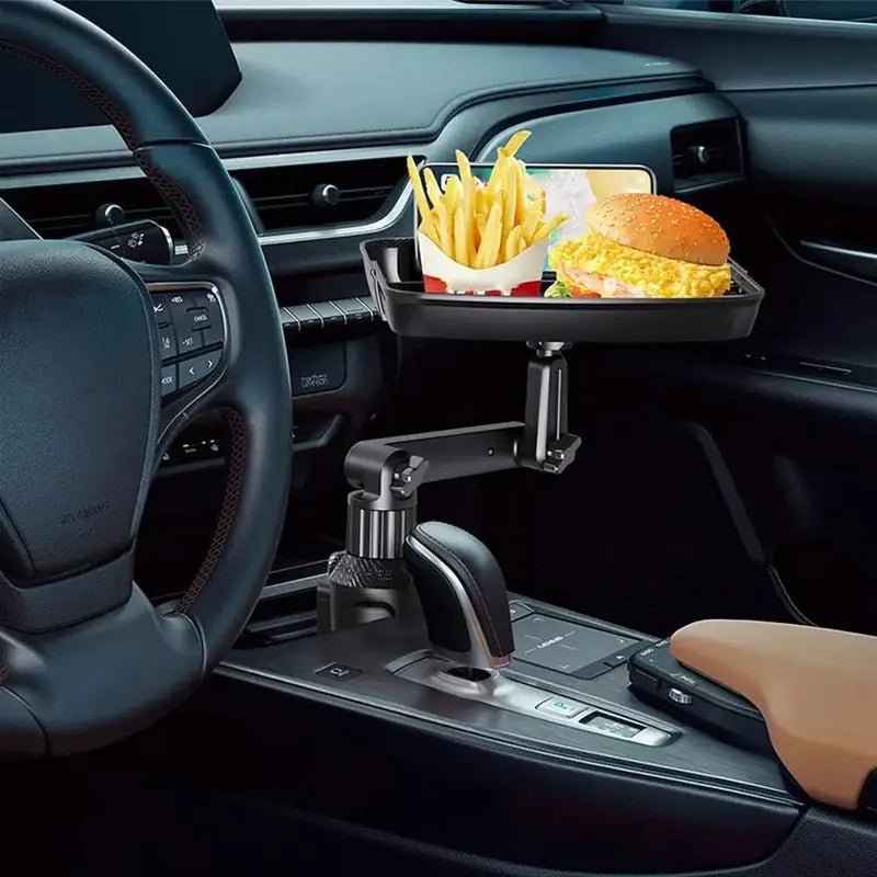 Mroace Rotatable Multifunctional Car Cup Holder Tray