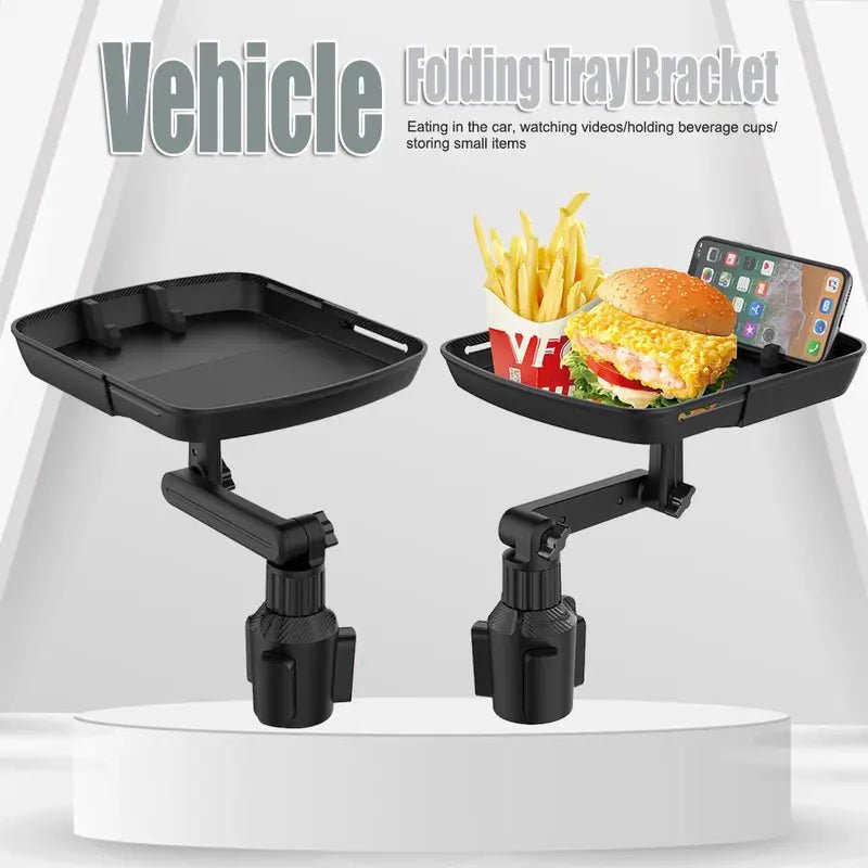 Mroace Rotatable Multifunctional Car Cup Holder Tray