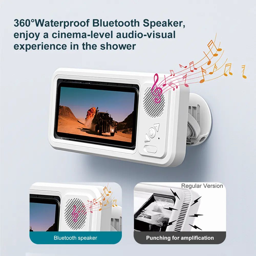 Mroace Rotating Anti Fog Bluetooth Phone Speaker Holder