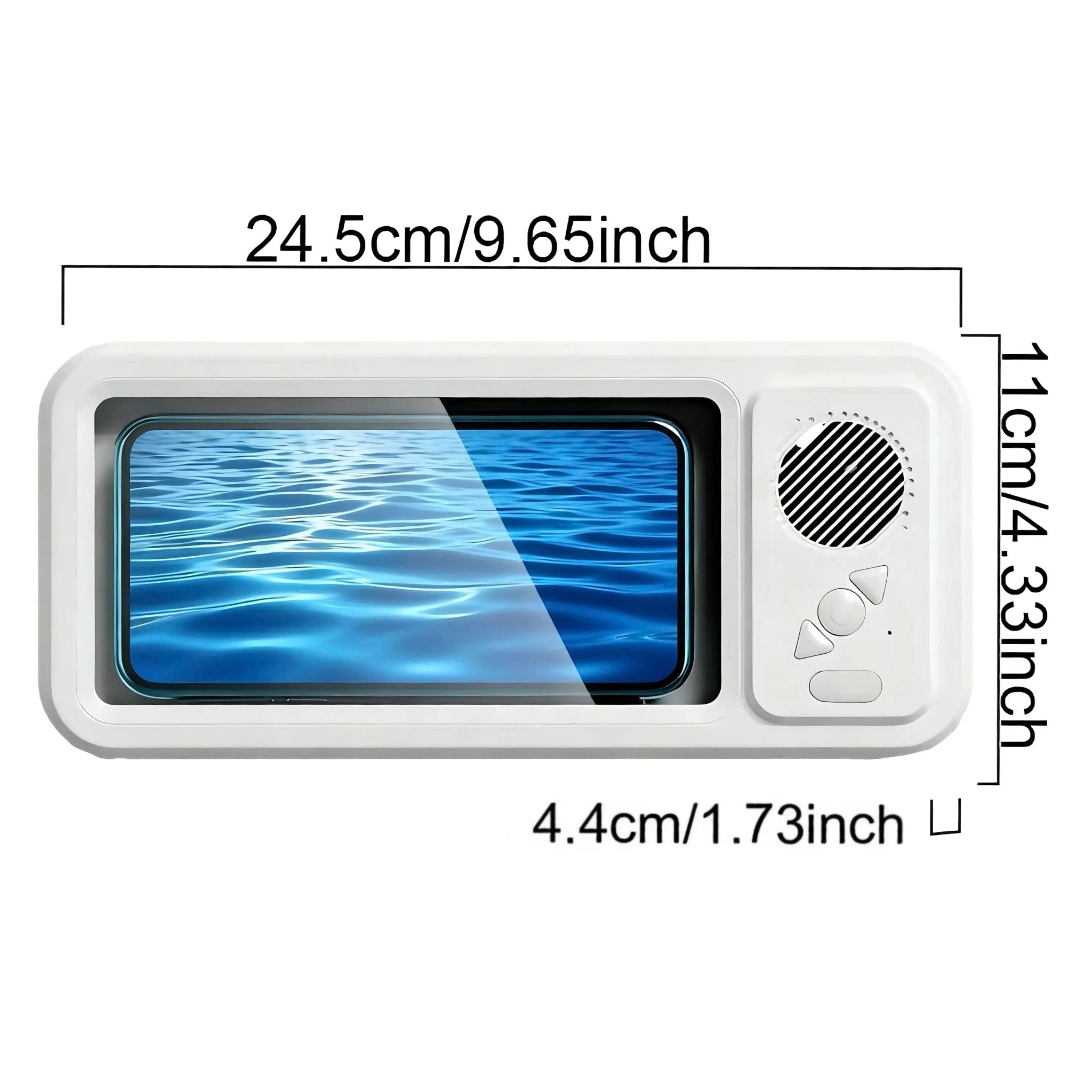 Mroace Rotating Anti Fog Bluetooth Phone Speaker Holder