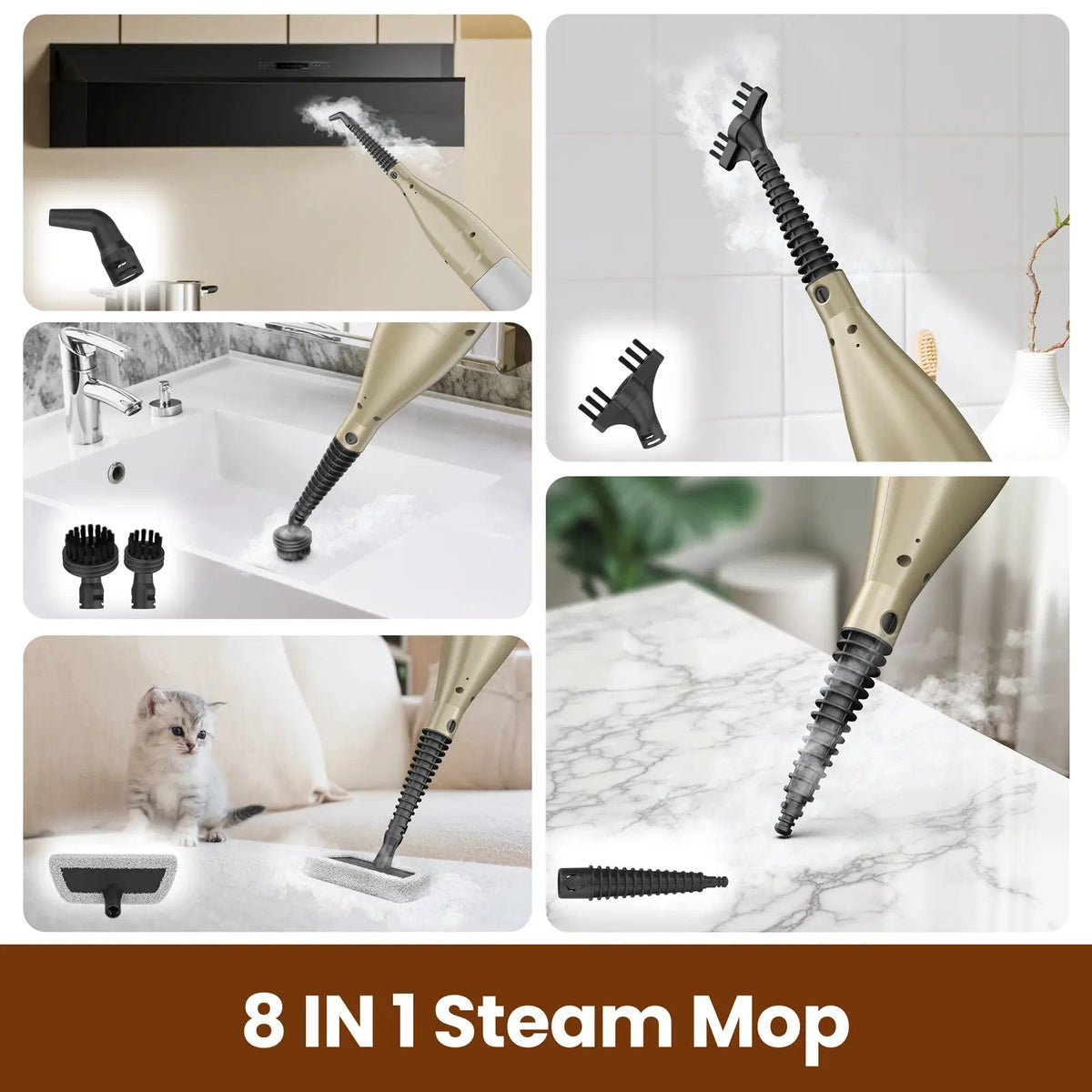 Mroace Rotating Multifunctional Steam Mop