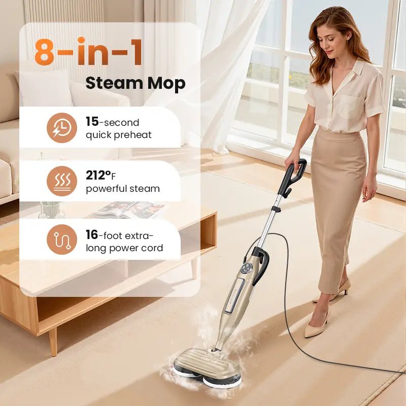 Mroace Rotating Multifunctional Steam Mop
