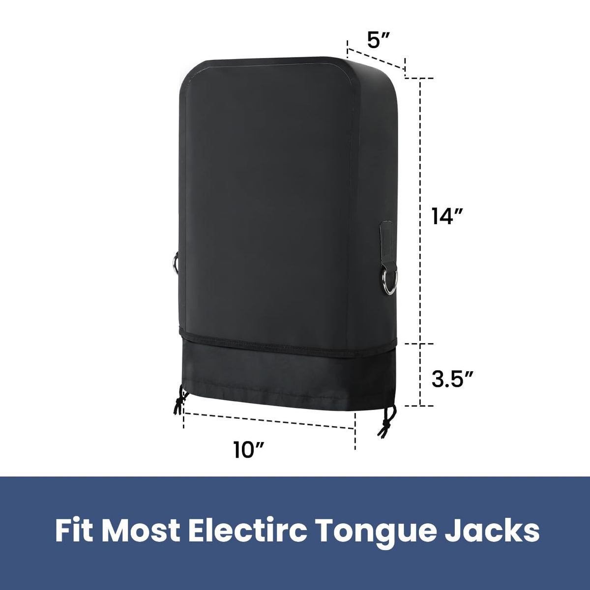Mroace RV Electric Tongue Jack Cover