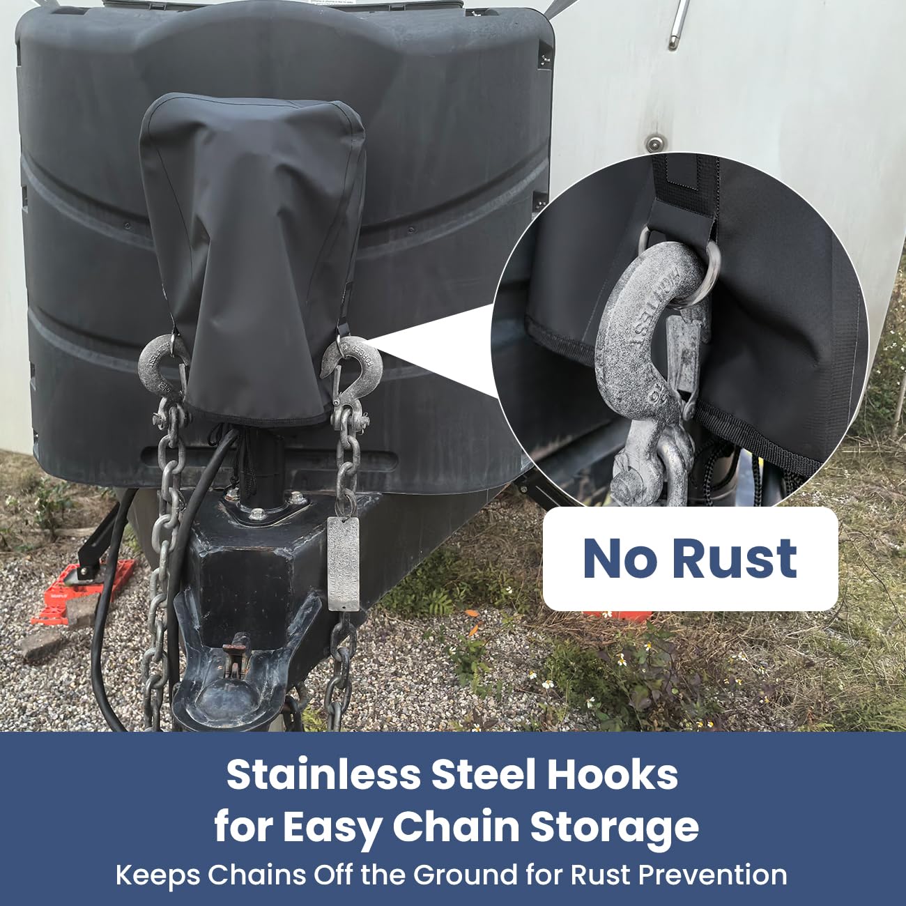 Mroace RV Electric Tongue Jack Cover