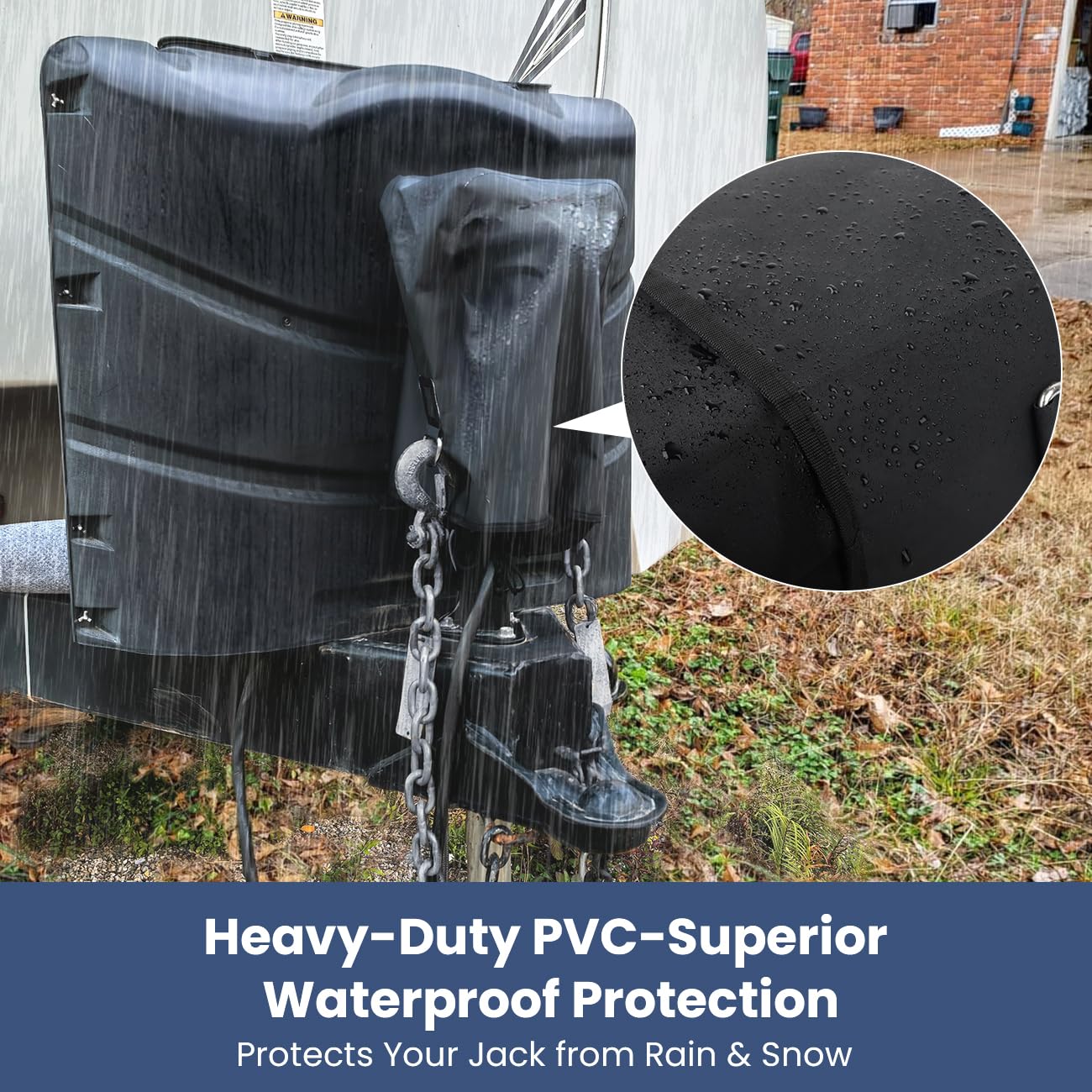 Mroace RV Electric Tongue Jack Cover