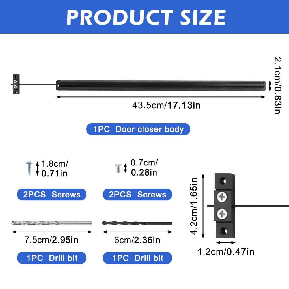 Mroace RV Screen Door Closer Kit