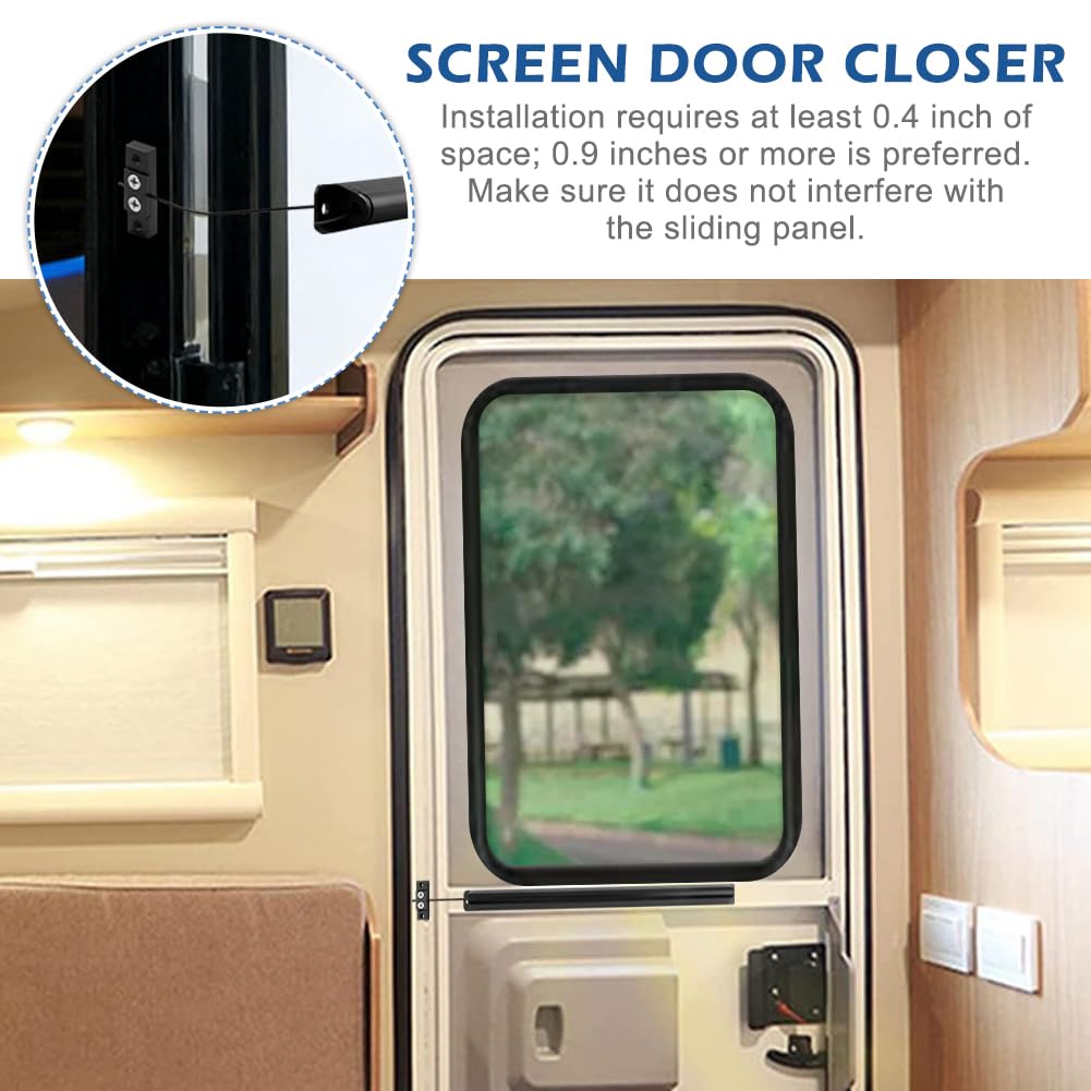 Mroace RV Screen Door Closer Kit