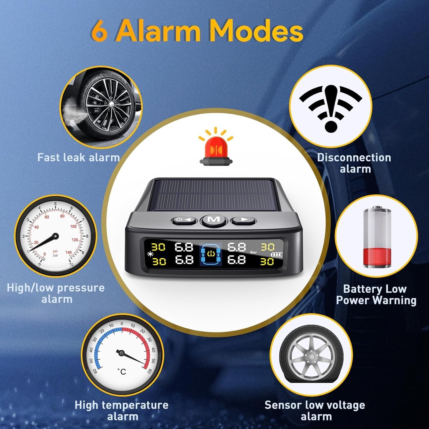 Mroace RV Tire Pressure Monitoring System