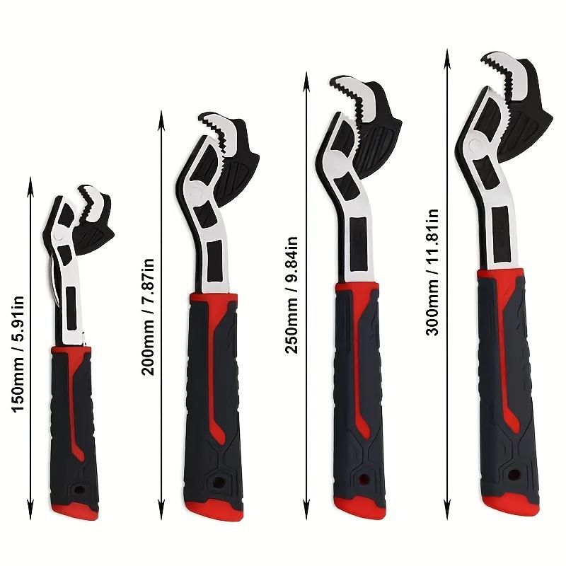 Mroace Self-Locking Adjustable Pipe Wrench Set