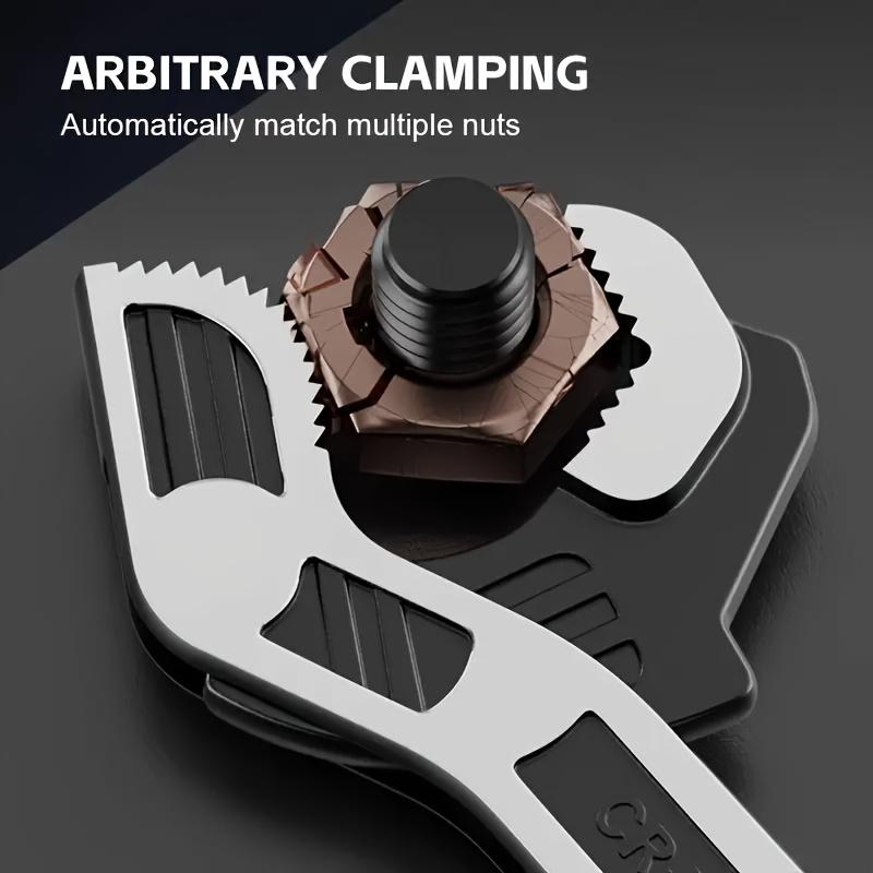 Mroace Self-Locking Adjustable Pipe Wrench Set