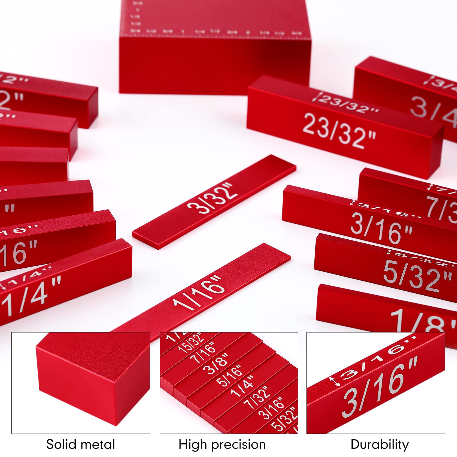Mroace Setup Blocks Height Gauge Set