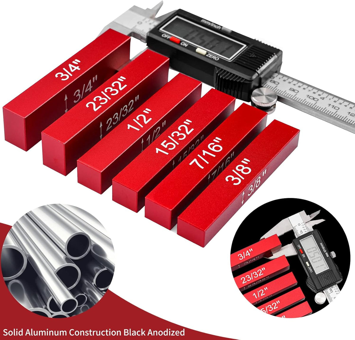 Mroace Setup Blocks Height Gauge Set
