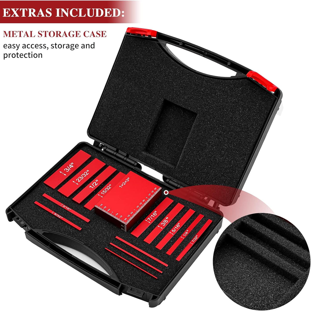 Mroace Setup Blocks Height Gauge Set
