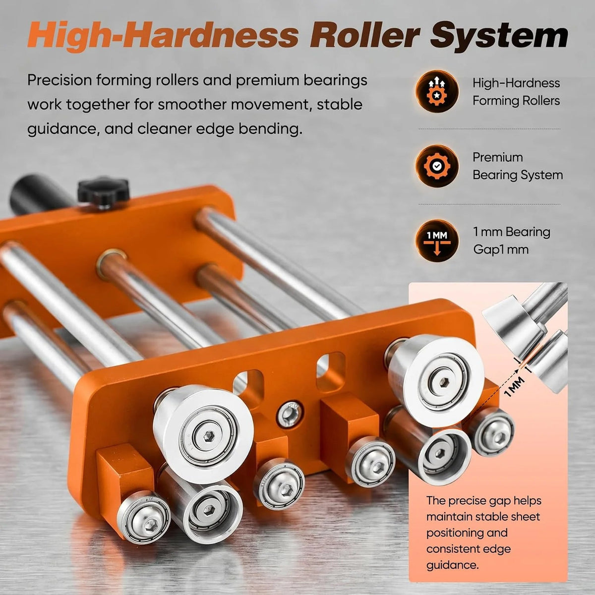 Mroace Sheet Metal Roller 2 Station Metal Bender