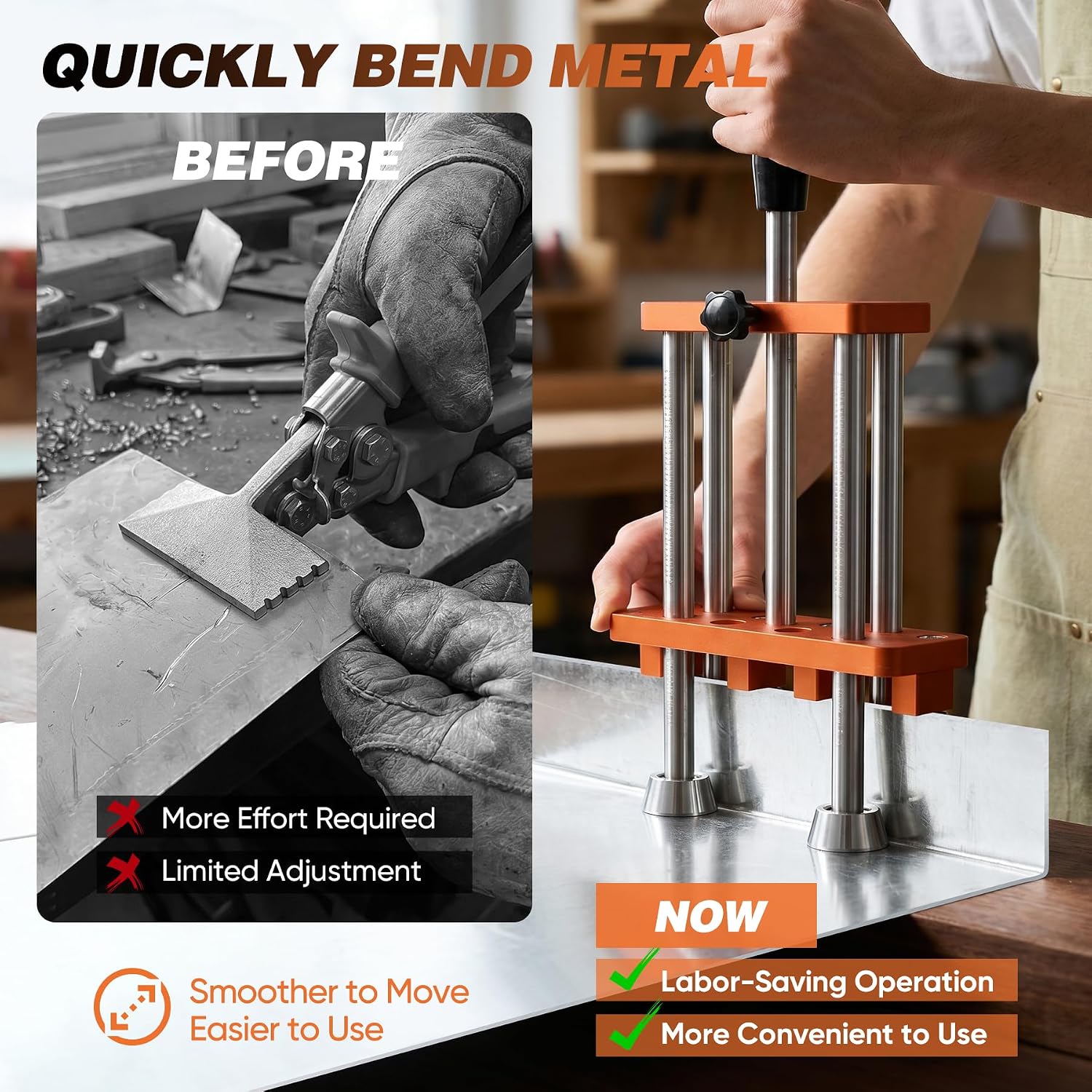Mroace Sheet Metal Roller 2 Station Metal Bender