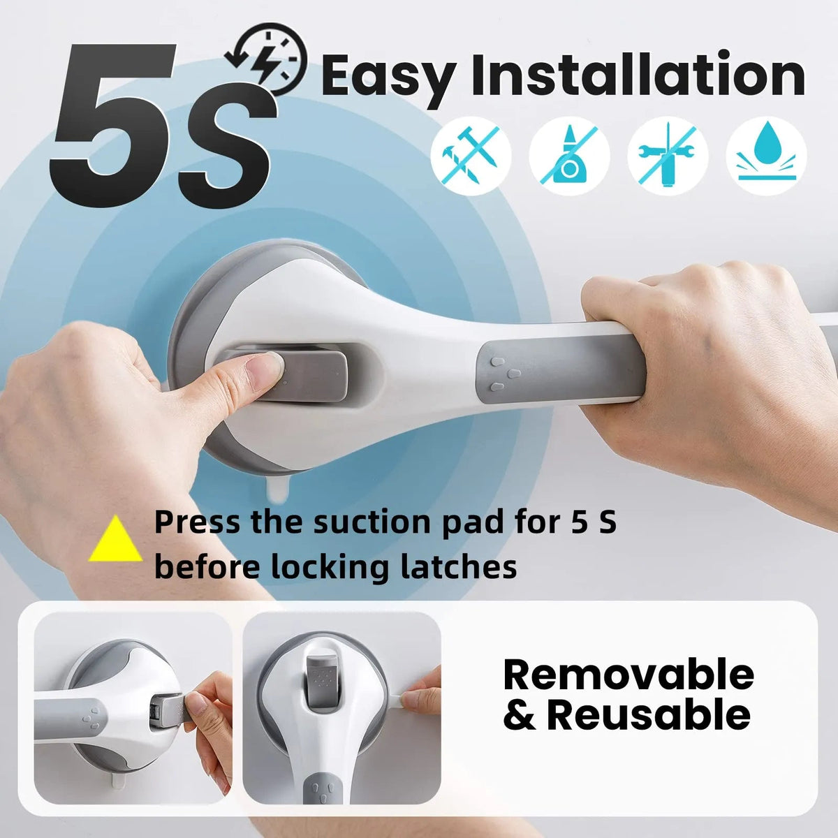 Mroace Shower Grab Bars