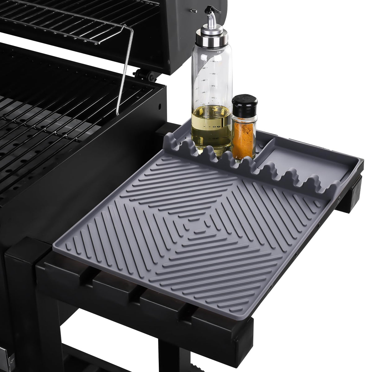 Mroace Silicone Side-Shelf Griddle Mat