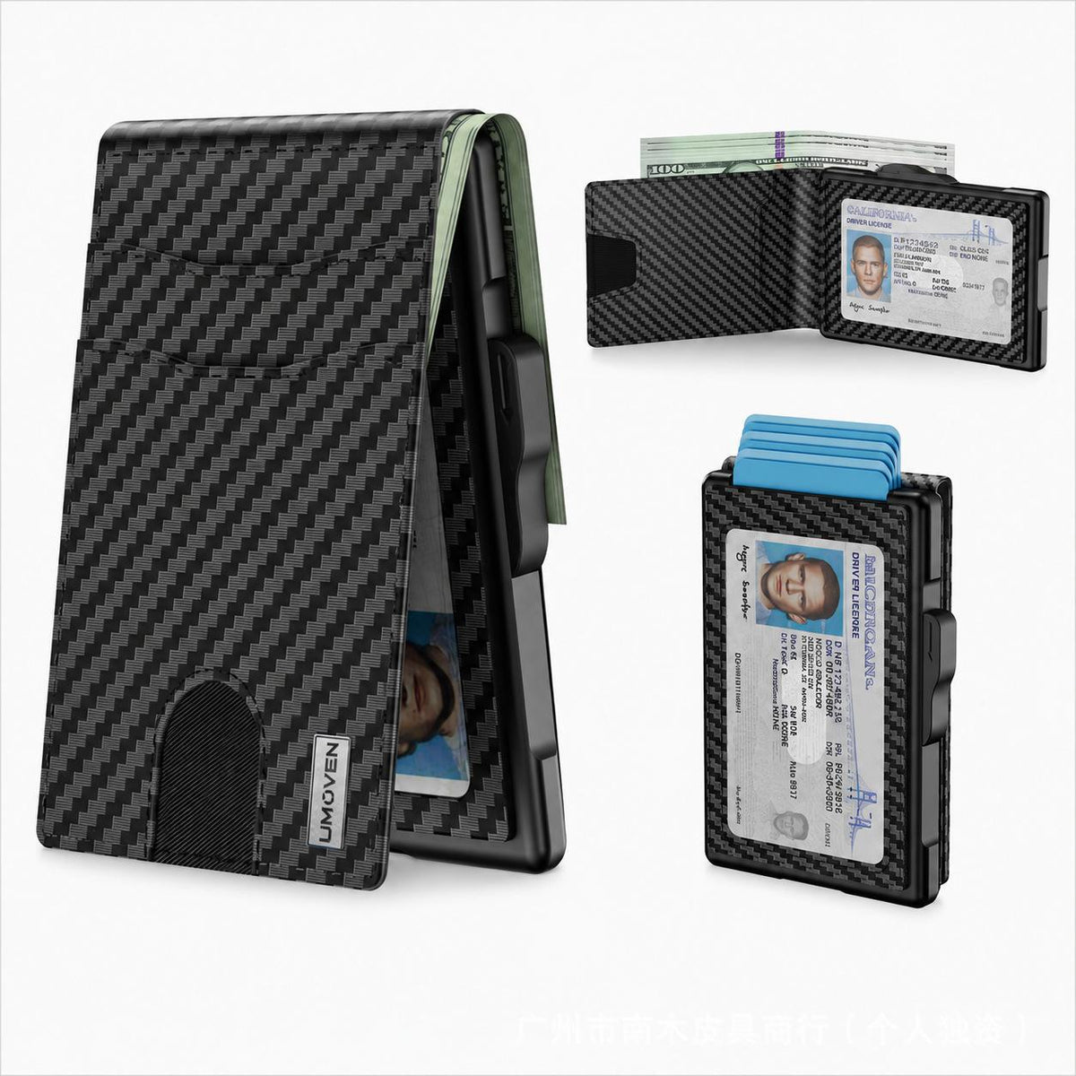 Mroace Slim RFID Pop Up Wallet With AirTag Holder