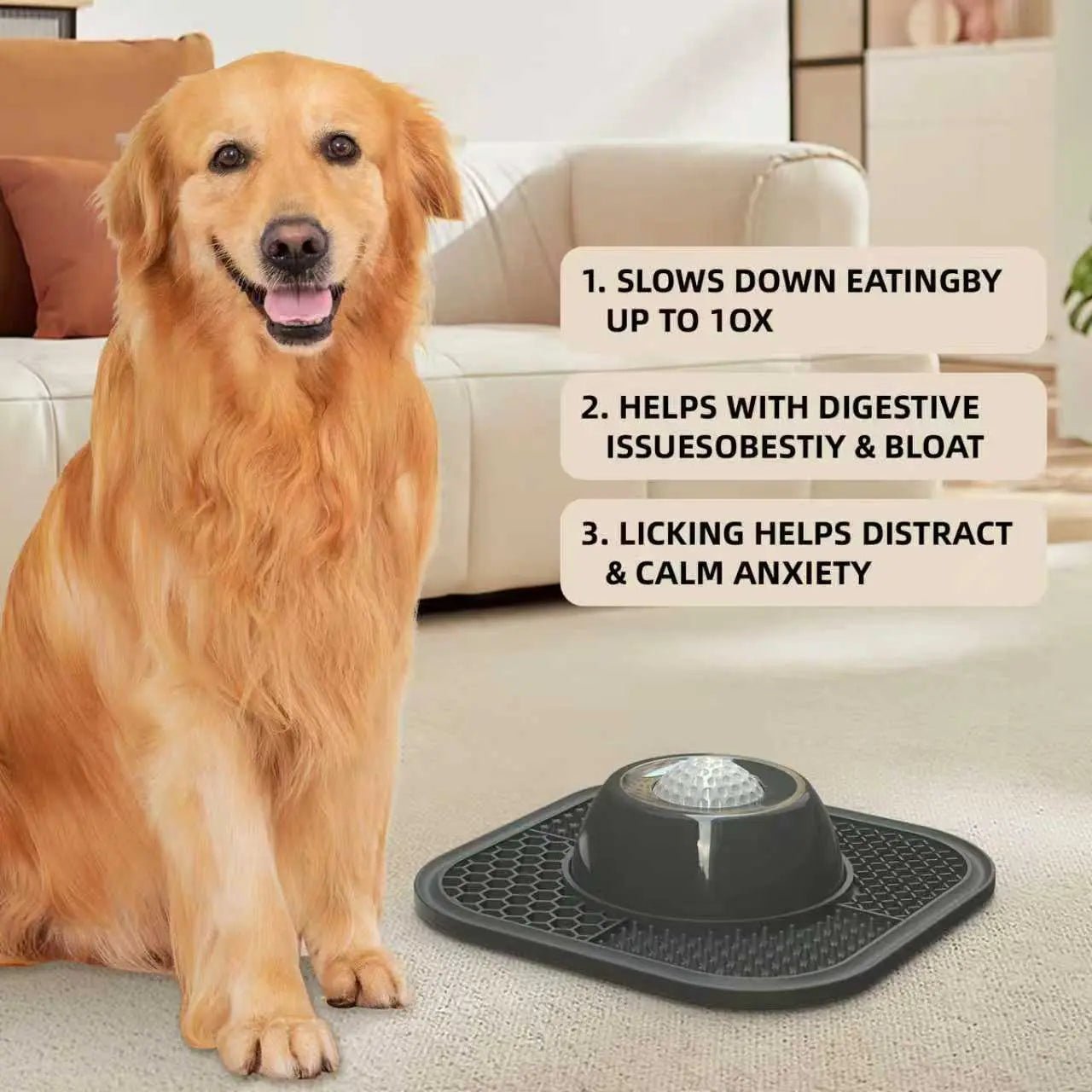 Mroace Slow Feeder Dog Bowls for Liquid Treat