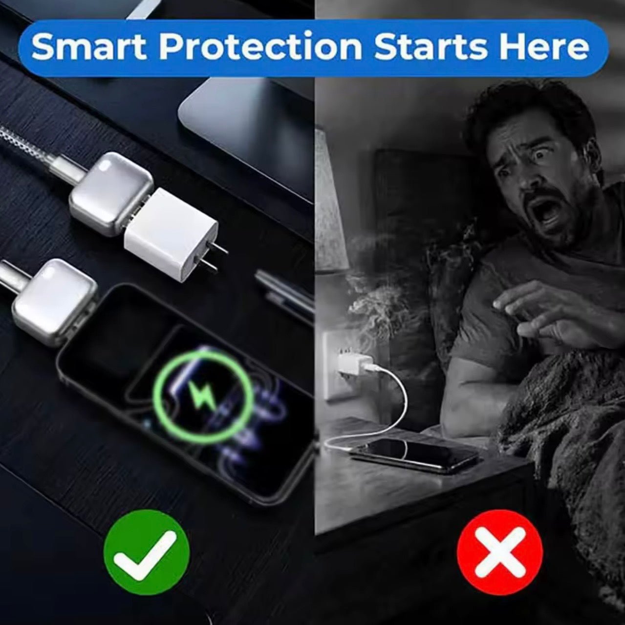 Mroace Smart Auto Stop Charging Adapter