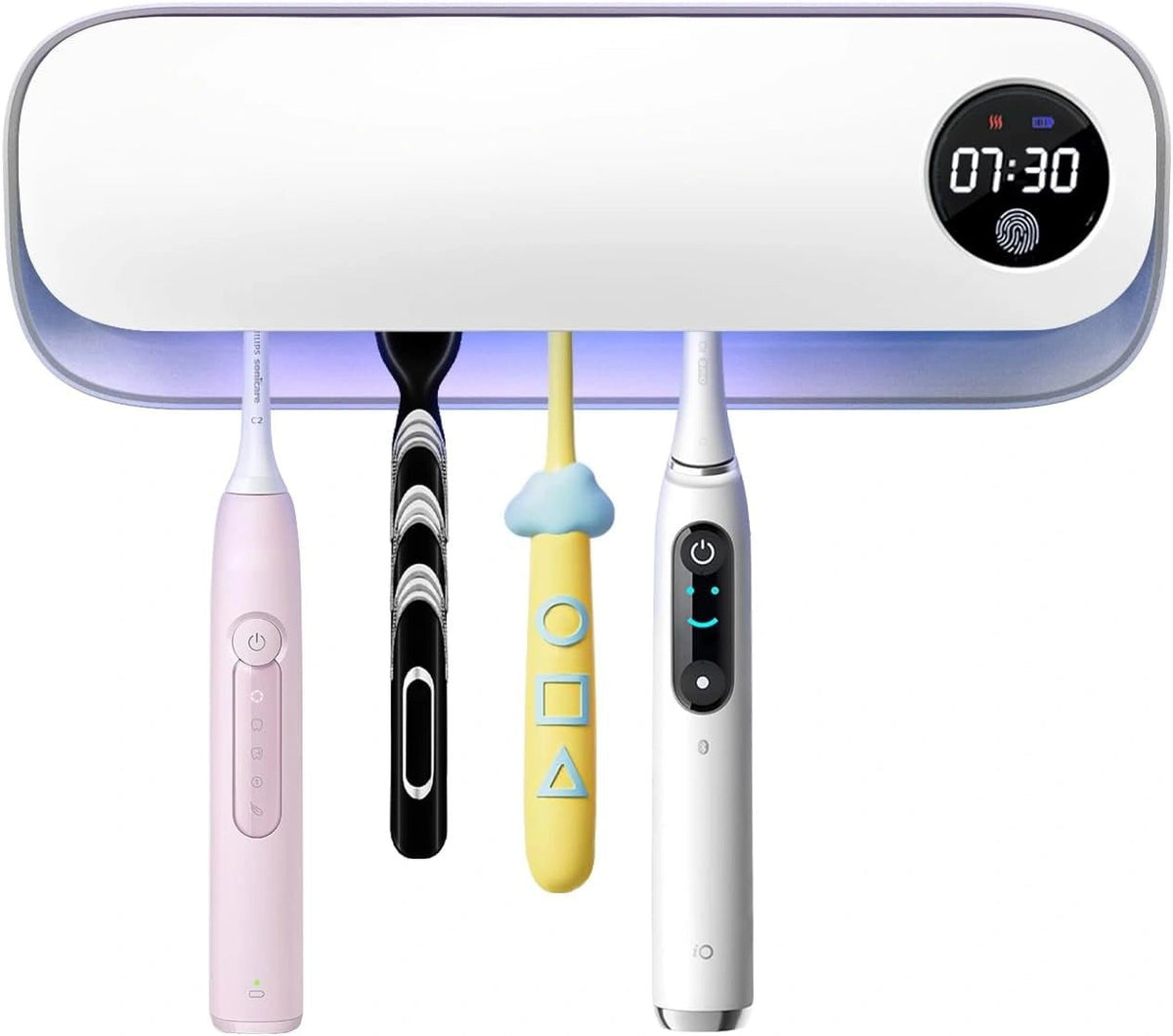 Mroace Smart Drying Wall-Mounted Toothbrush Cleaner