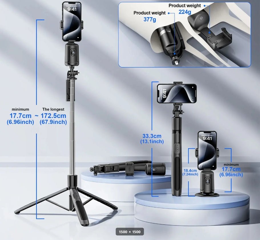 Mroace Smart Face Tracking Phone Tripod