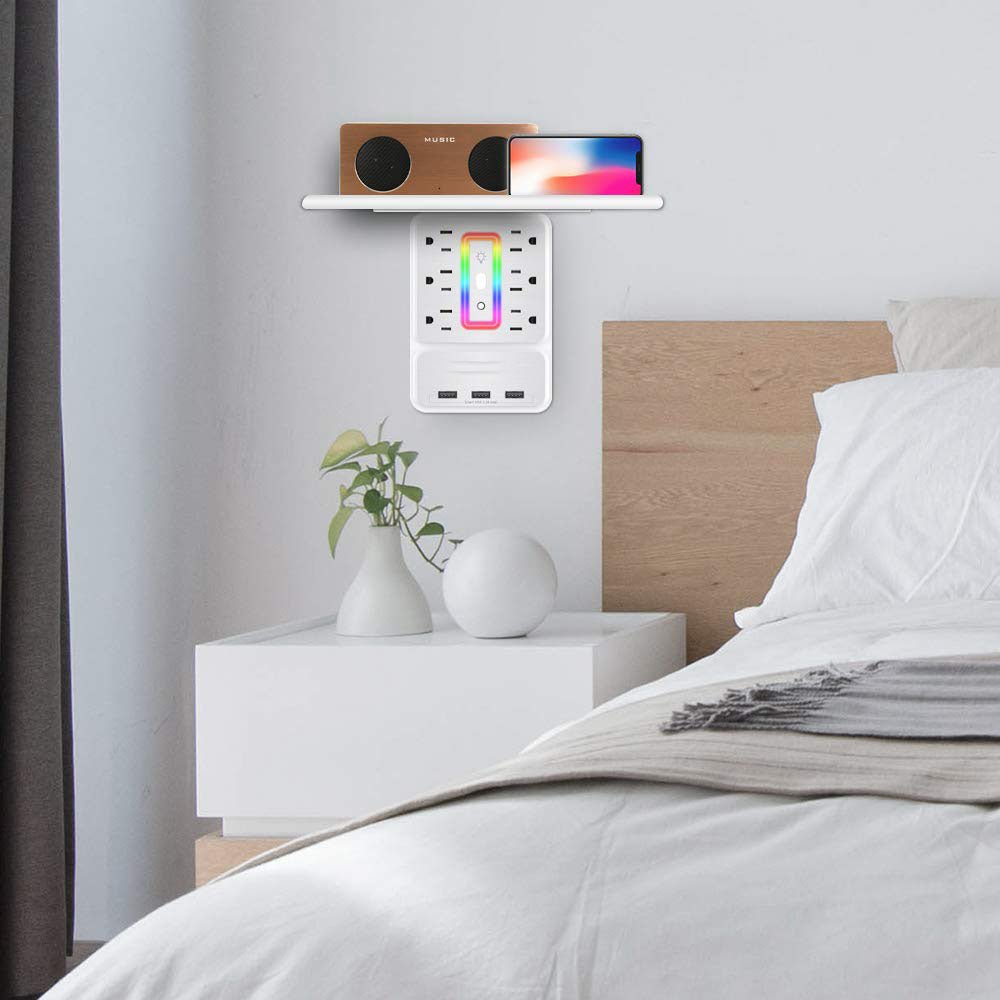 Mroace Socket Outlet Shelf for Home