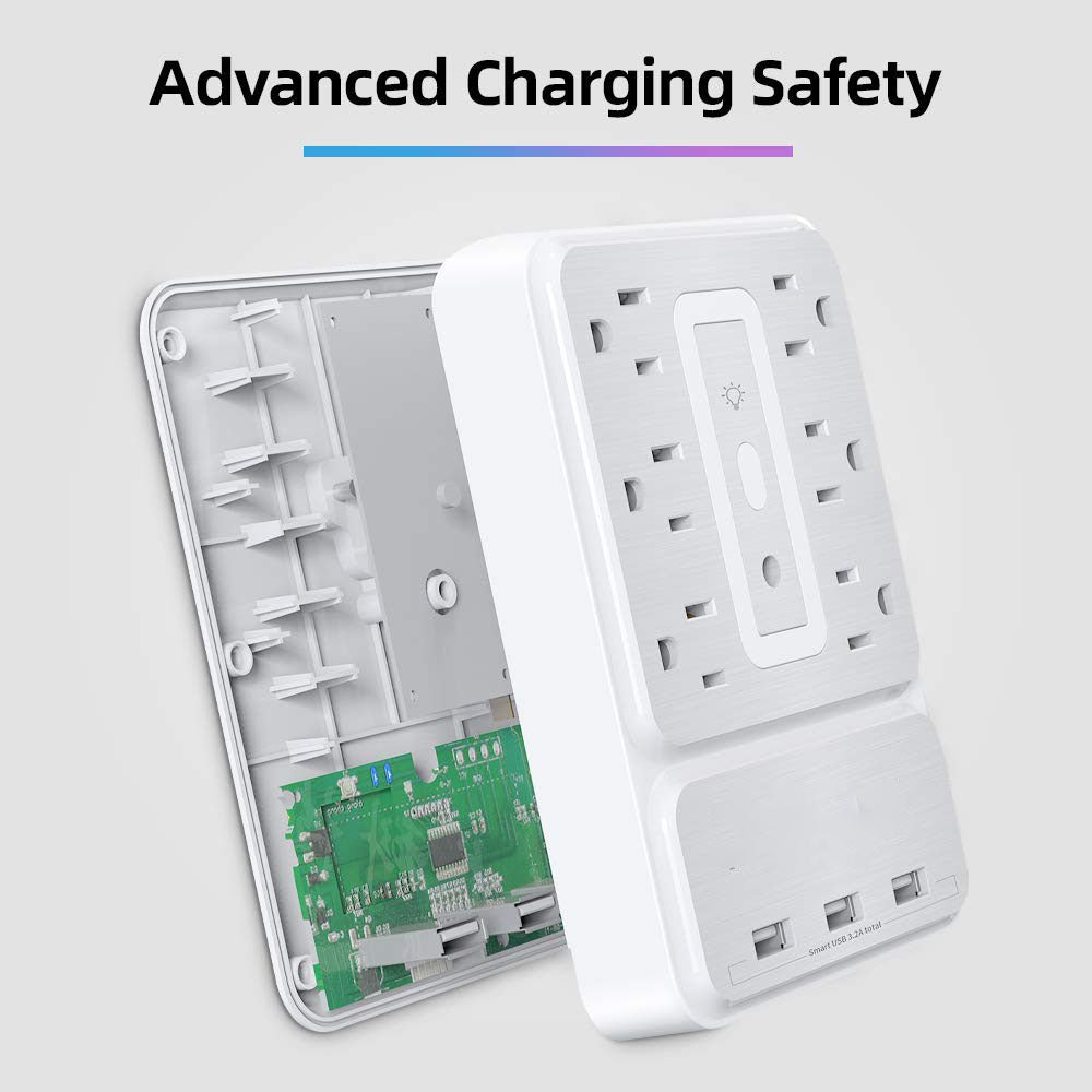 Mroace Socket Outlet Shelf for Home