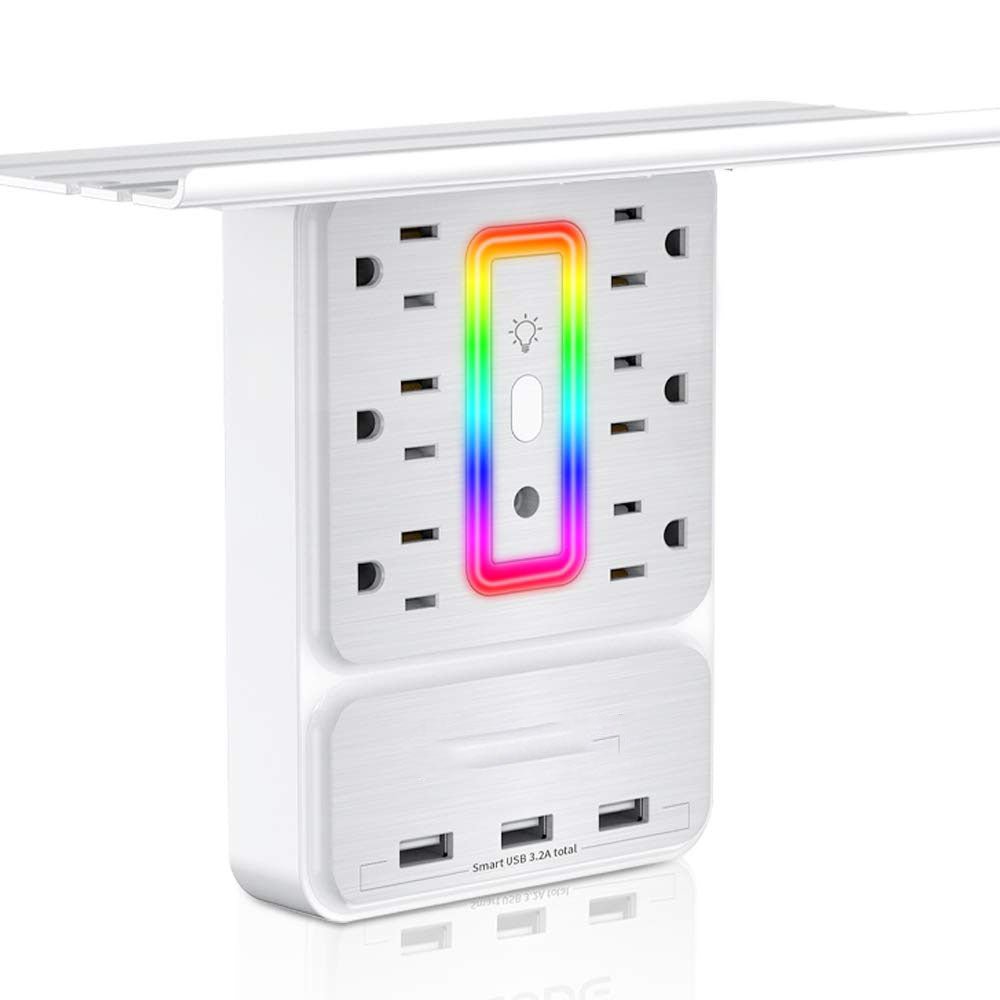 Mroace Socket Outlet Shelf for Home