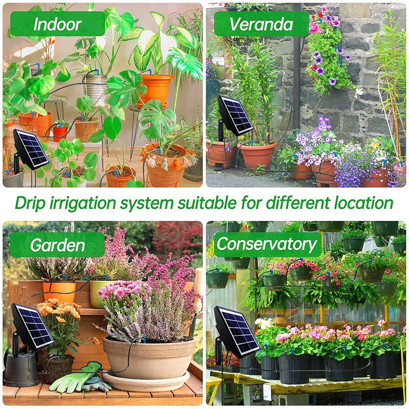 Mroace Solar Automatic Drip Irrigation Kit