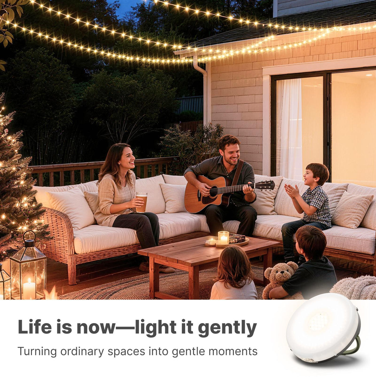 Mroace Solar Camping String Lights