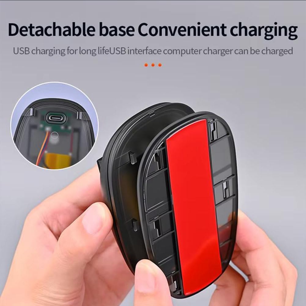 Mroace Solar Car Roof RGB Strobe Light