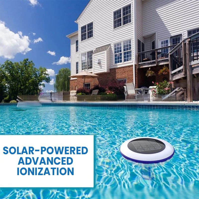 Mroace Solar Water Purifying Pool Ionizer