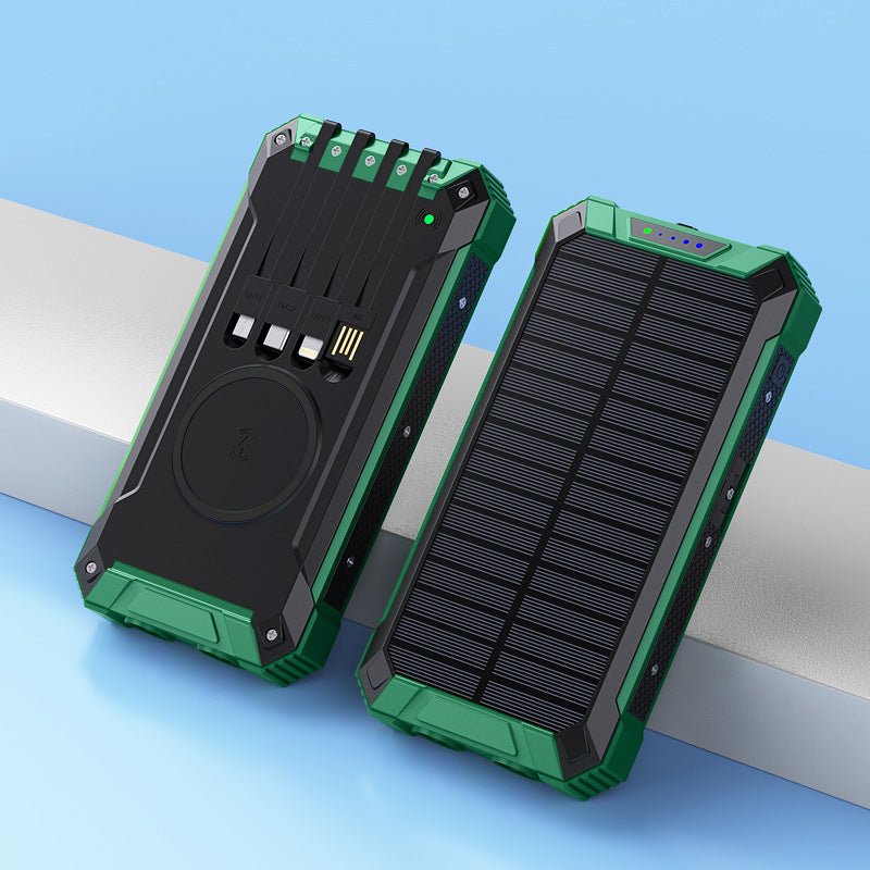 Mroace Solar Wireless Portable Power Bank