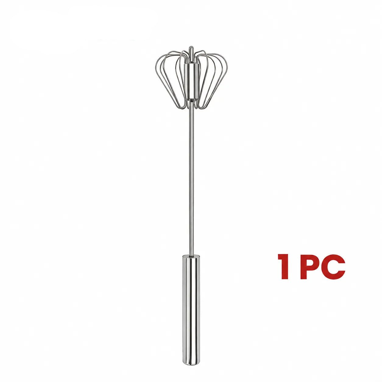 Mroace Stainless Steel Hand-Push Rotary Whisk Food