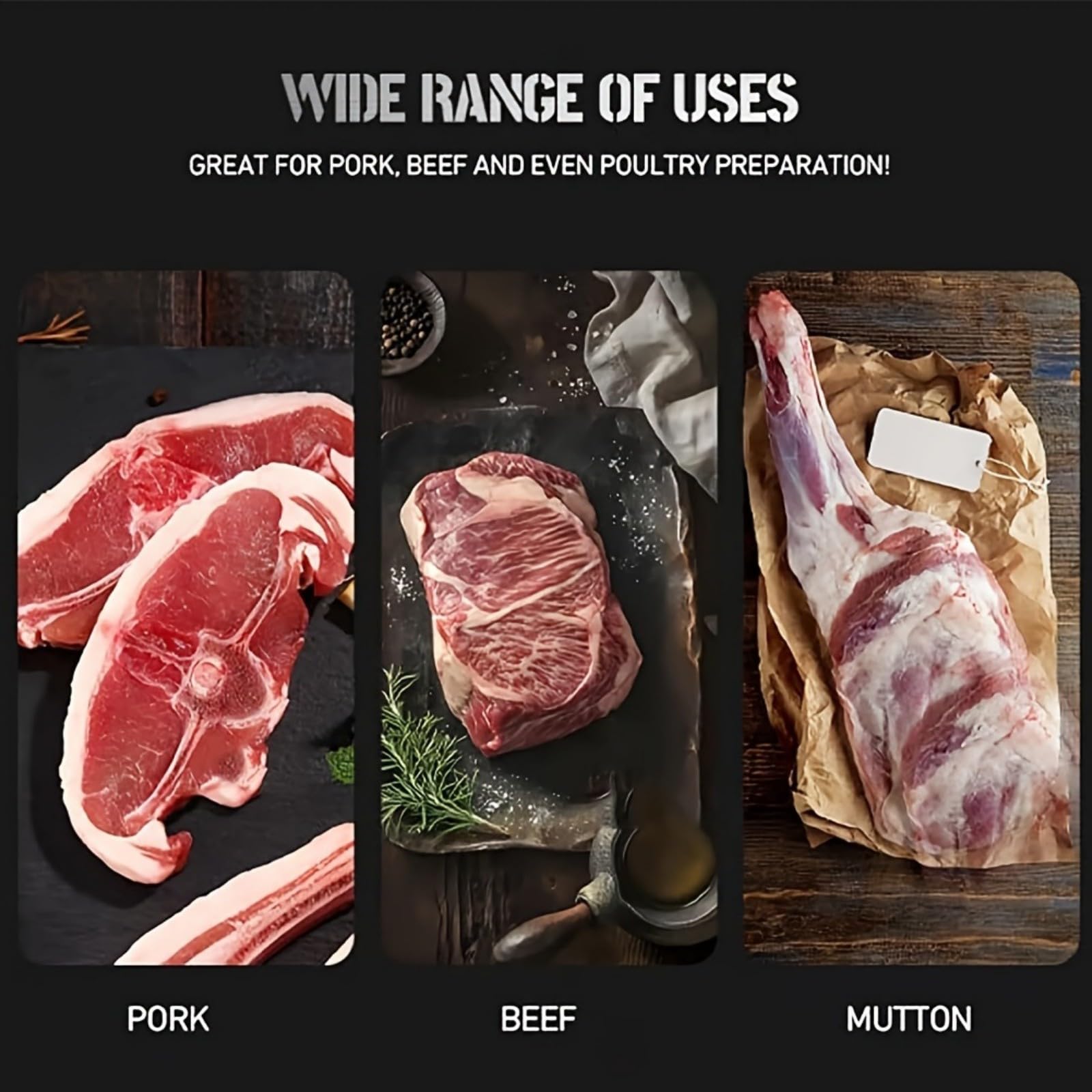 Mroace Stainless Steel Rib Membrane Remover