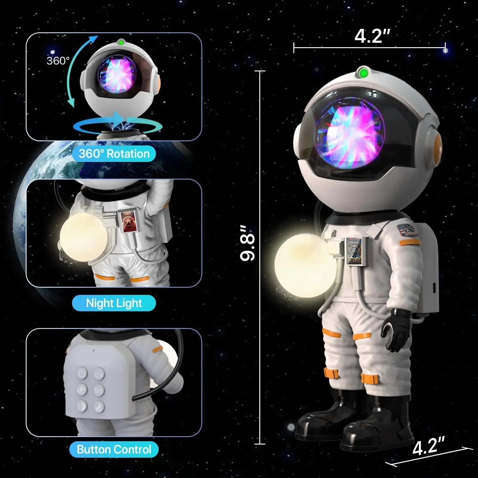 Mroace Star Projector Galaxy Night Light