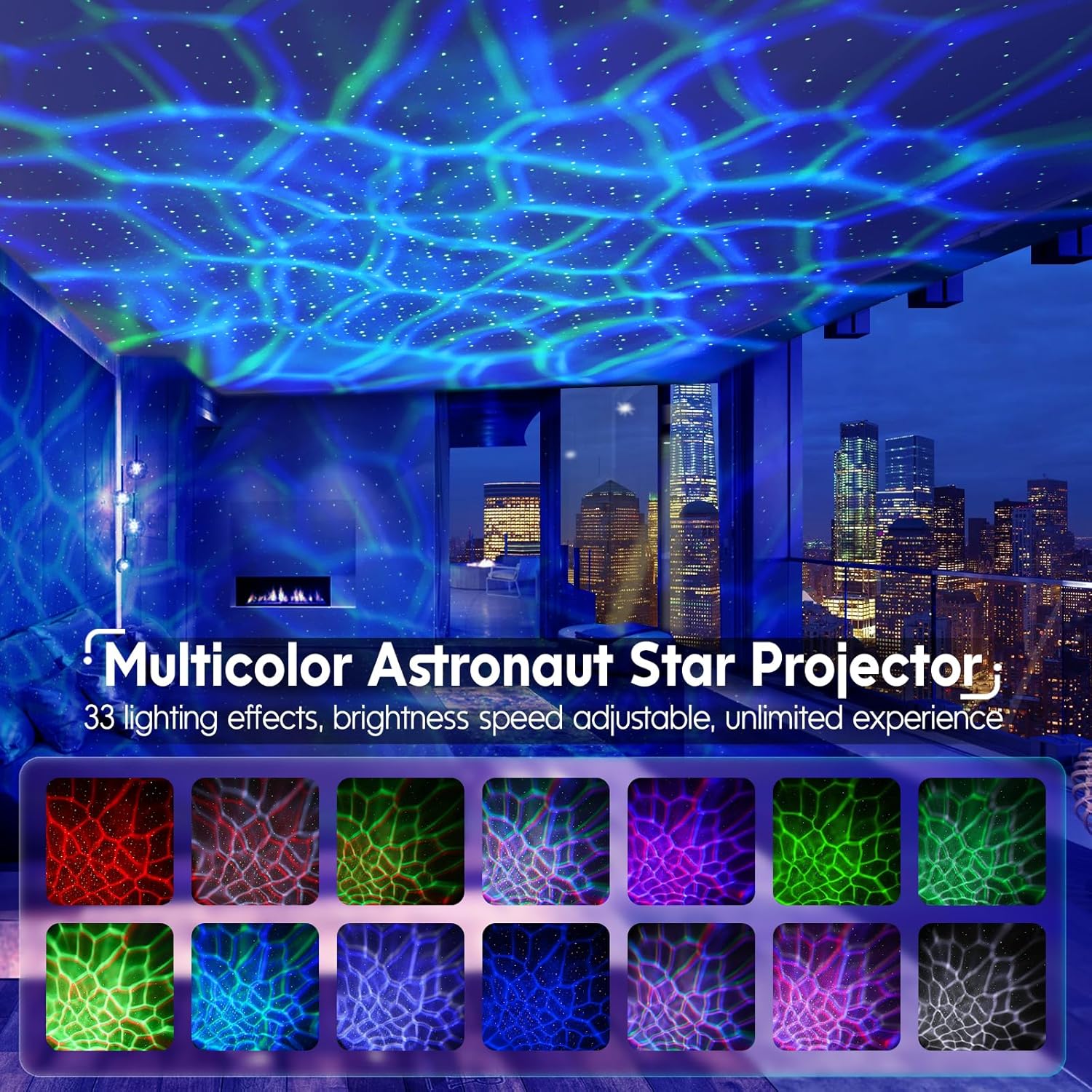 Mroace Star Projector Galaxy Night Light