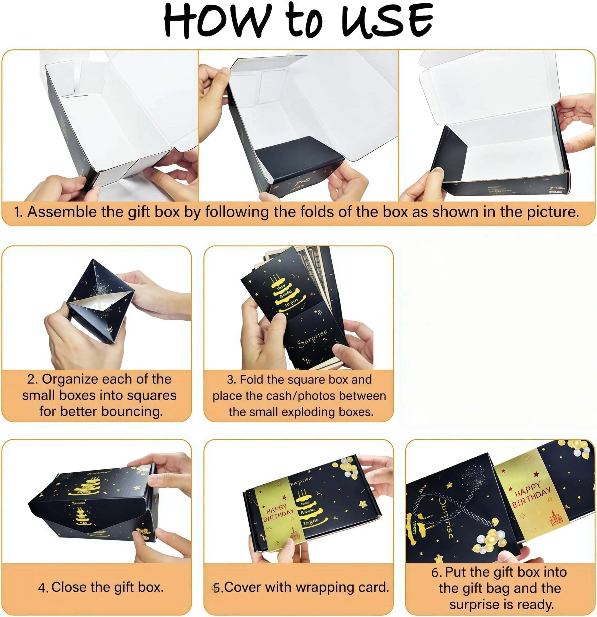 Mroace Surprise Pop Up Explosion Gift Box