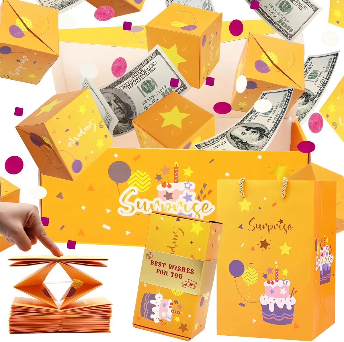 Mroace Surprise Pop Up Explosion Gift Box