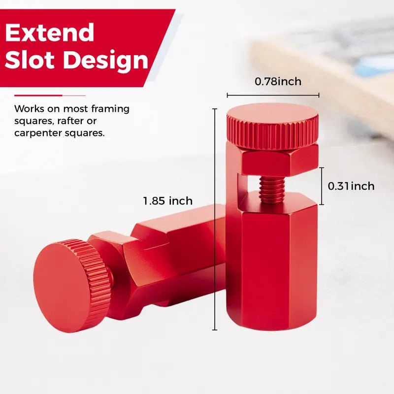 Mroace Tall Stair Gauges for Framing Square with Holder and Hook