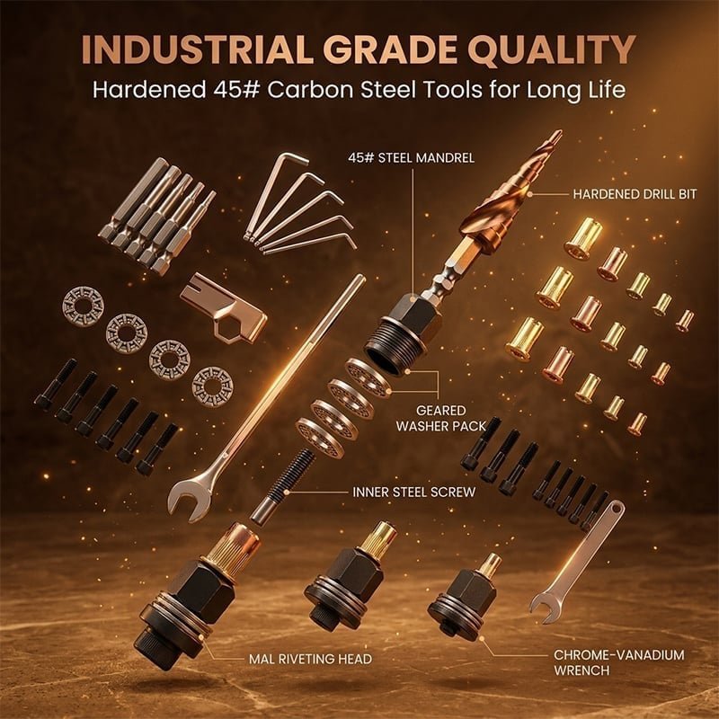 Mroace Threaded Rivet Nut Kit